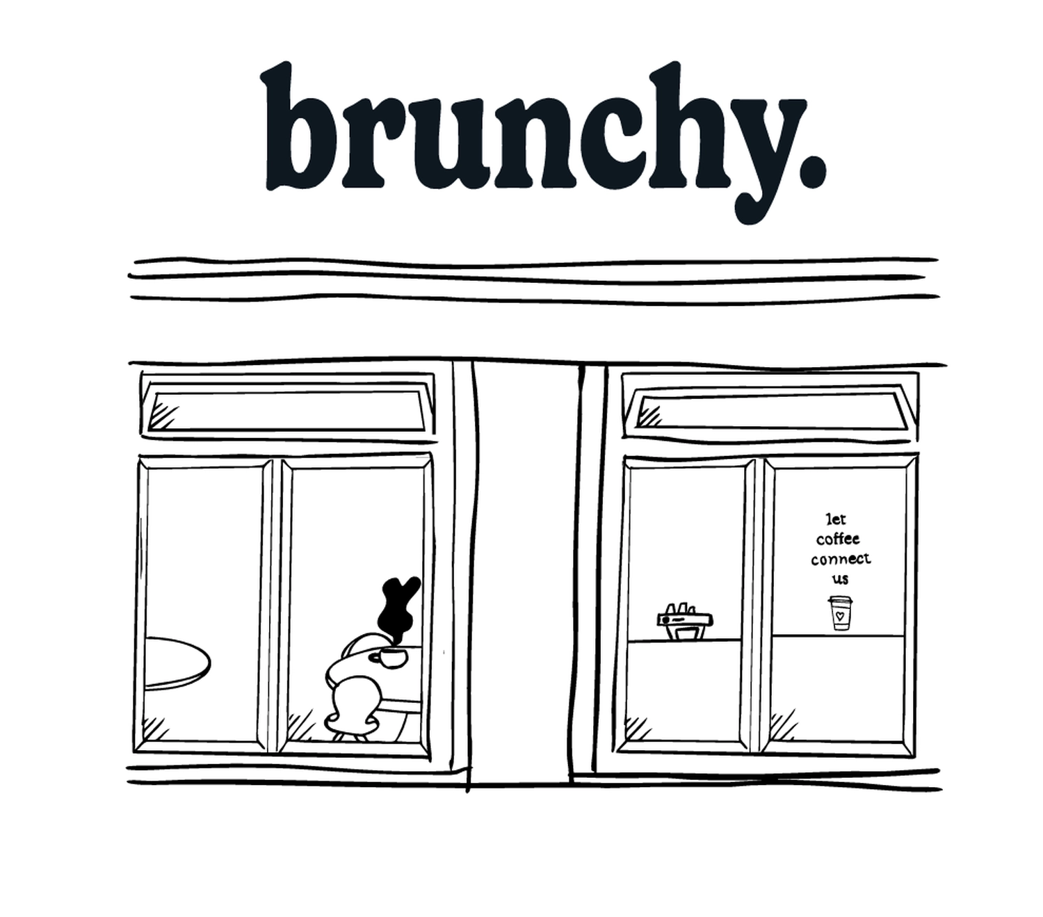 Brunchy. - Restaurant - Logo